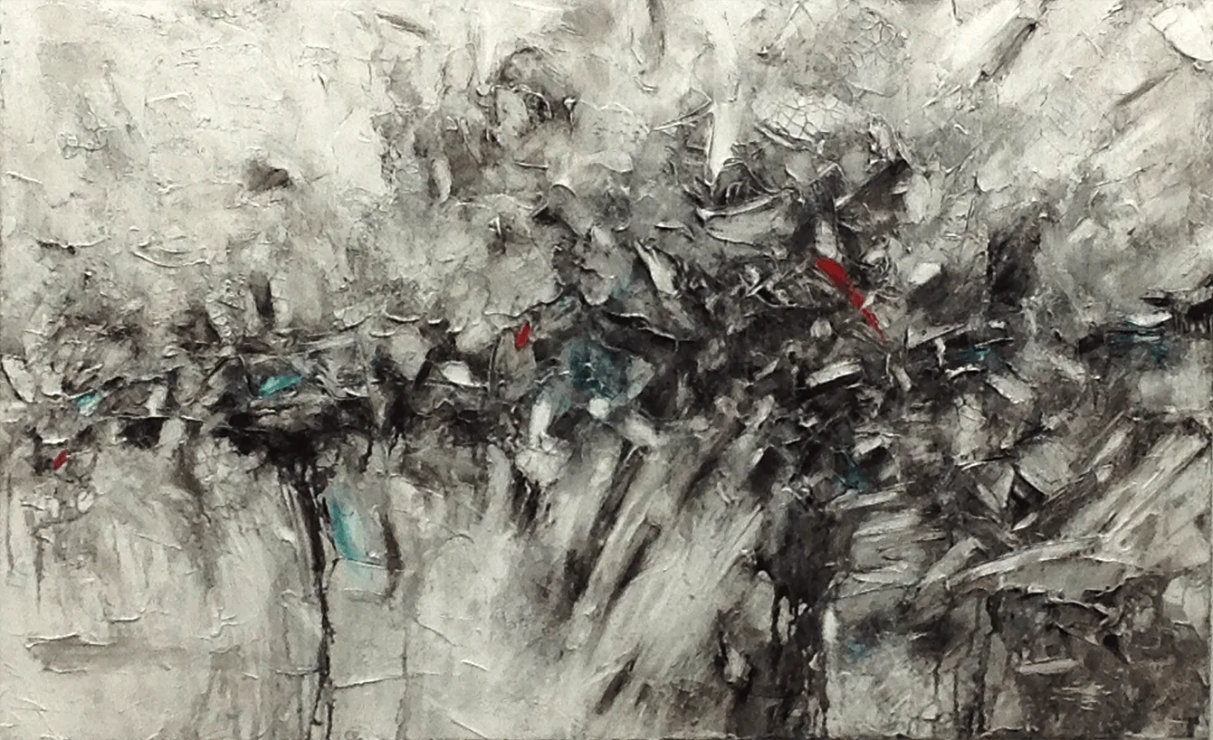 Nascency by Rupert Piggott - Acrylic painting on canvas.