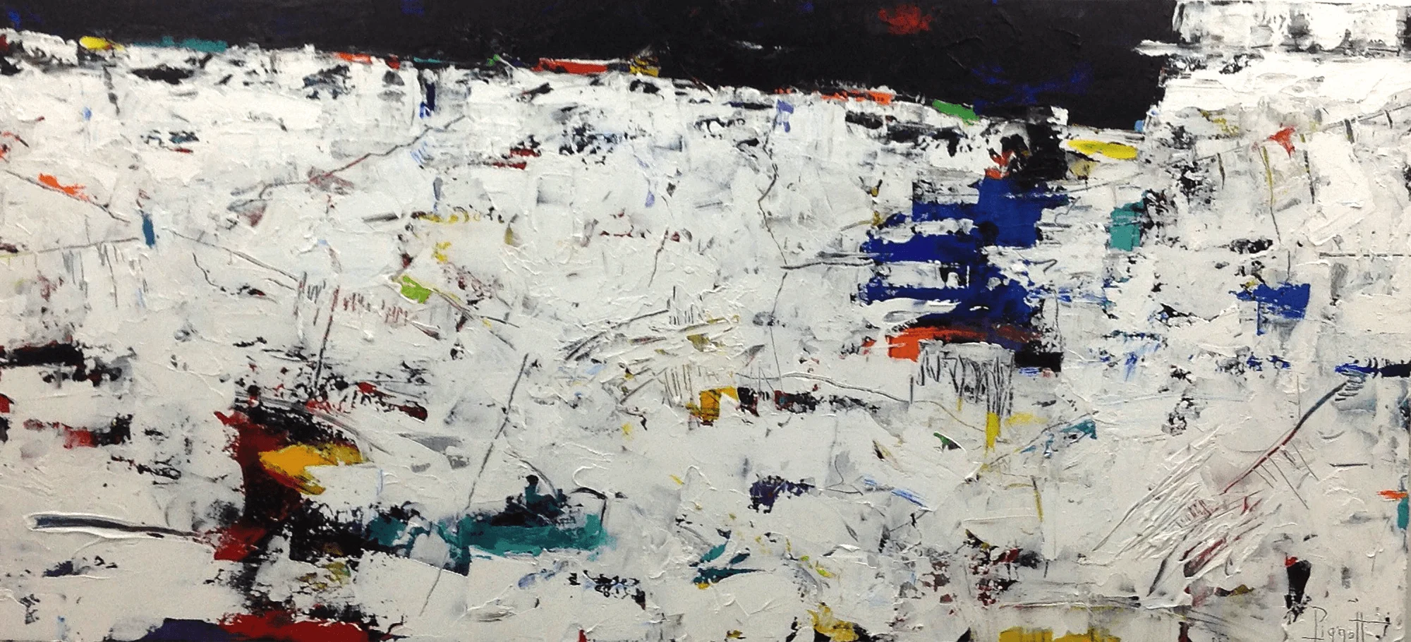 The Lovers? by Rupert Piggott - Acrylic painting on canvas