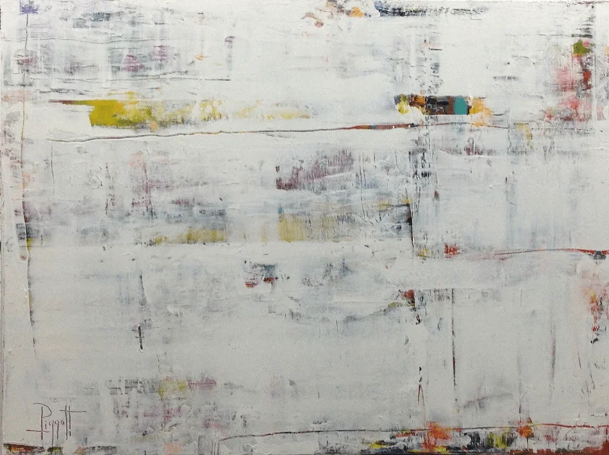 Absence-Presence White Series #2 by Rupert Piggott - Acrylic on canvas