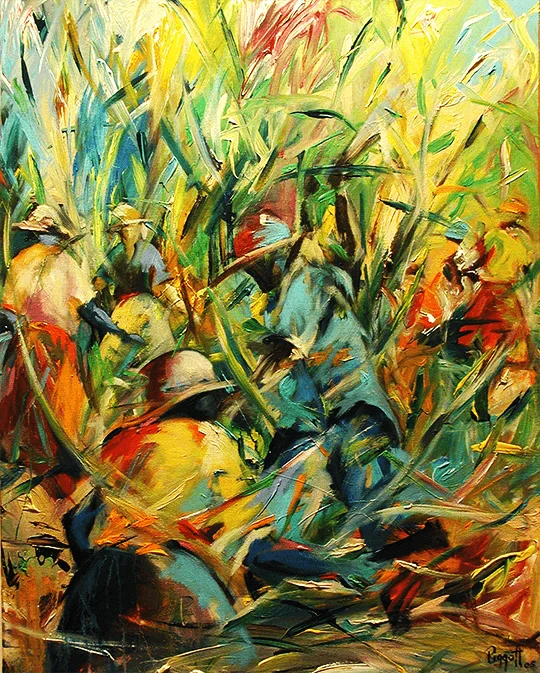 Sugar Warriors #1 by Rupert Piggott - Acrylic on canvas