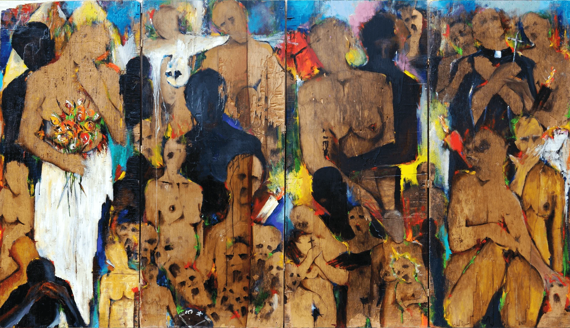 First Chapter - Last by Rupert Piggott - Acrylic on Plywood