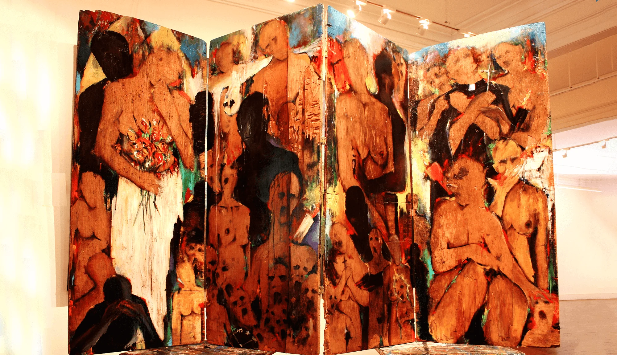 First Chapter - Last by Rupert Piggott - Acrylic on Plywood