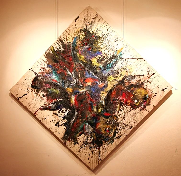 Deconstruction 2 by Rupert Piggott - Mixed media