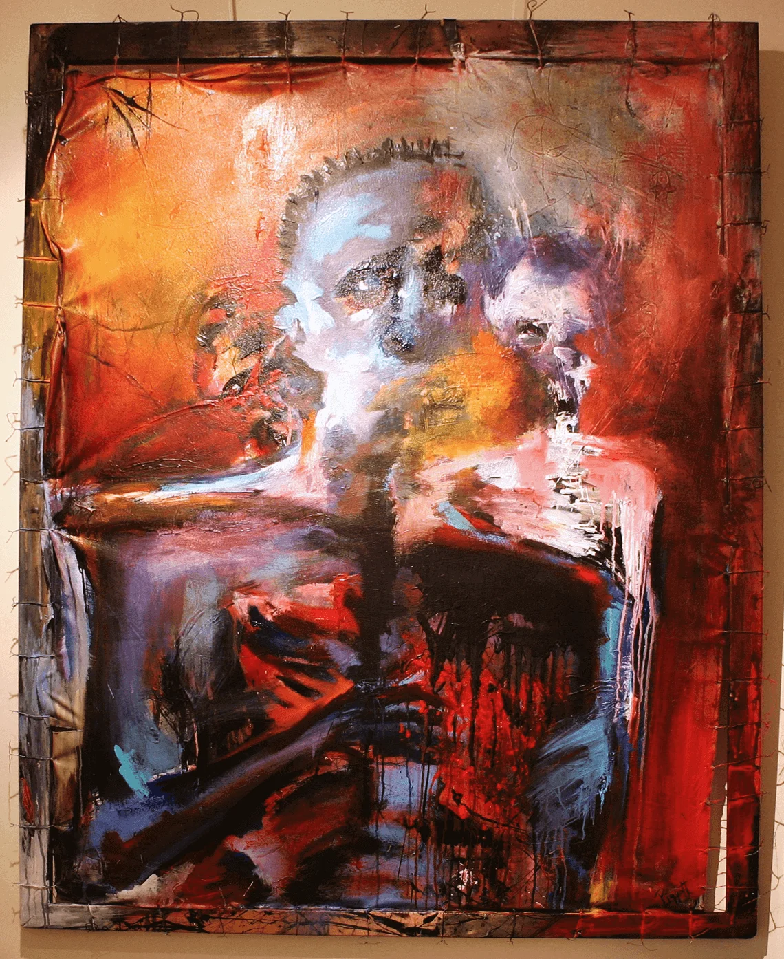 Guardian by Rupert Piggott - Acrylic and mixed media canvas