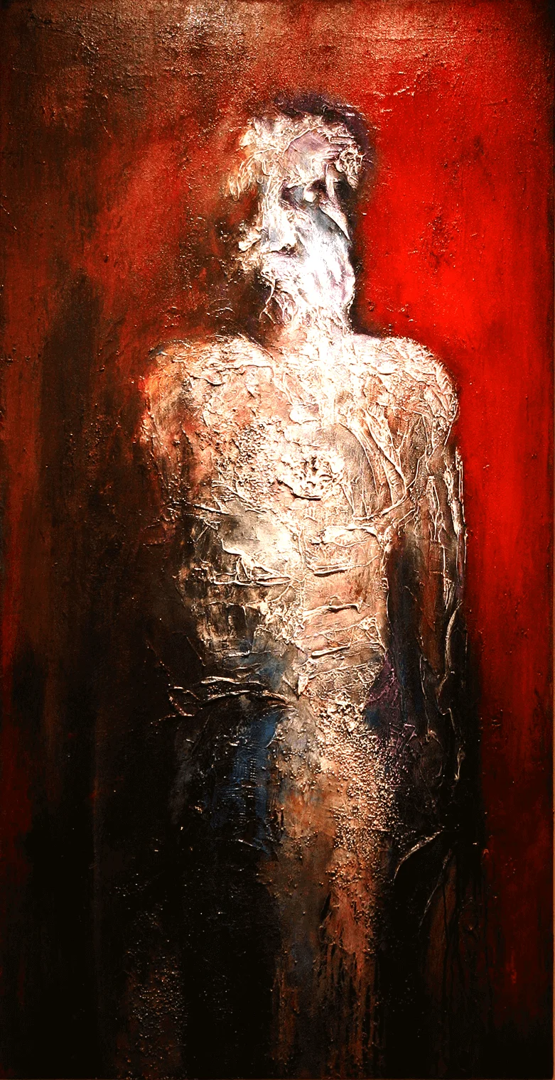 Inner Self by Rupert Piggott - Acrylic and mixed media on canvas
