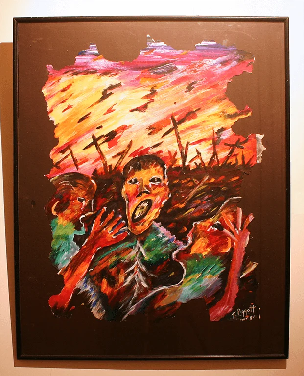 Untitled by Rupert Piggott - Acrylic on paper