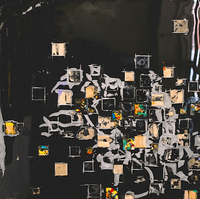 P.V NON-ID-0003966 by Rupert Piggott - Acrylic, Resin & mixed media on wood