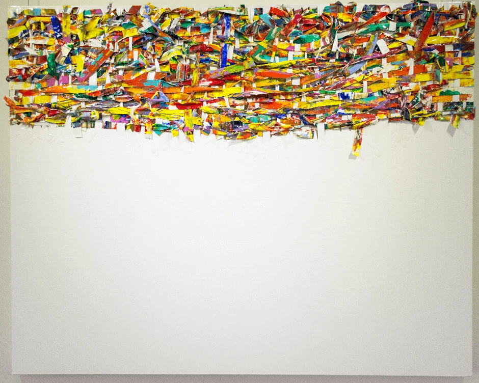 P.V CONSTUCT (SERIES)-000963 by Rupert Piggott - Mixed media on wood