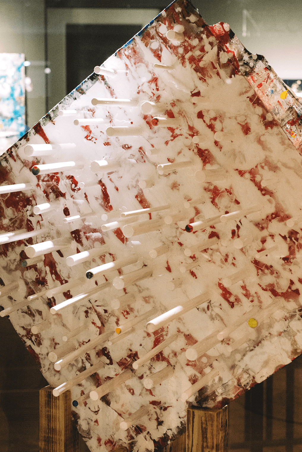 TAIJITU #2 by Rupert Piggott - Acrylic, Resin & mixed media on wood