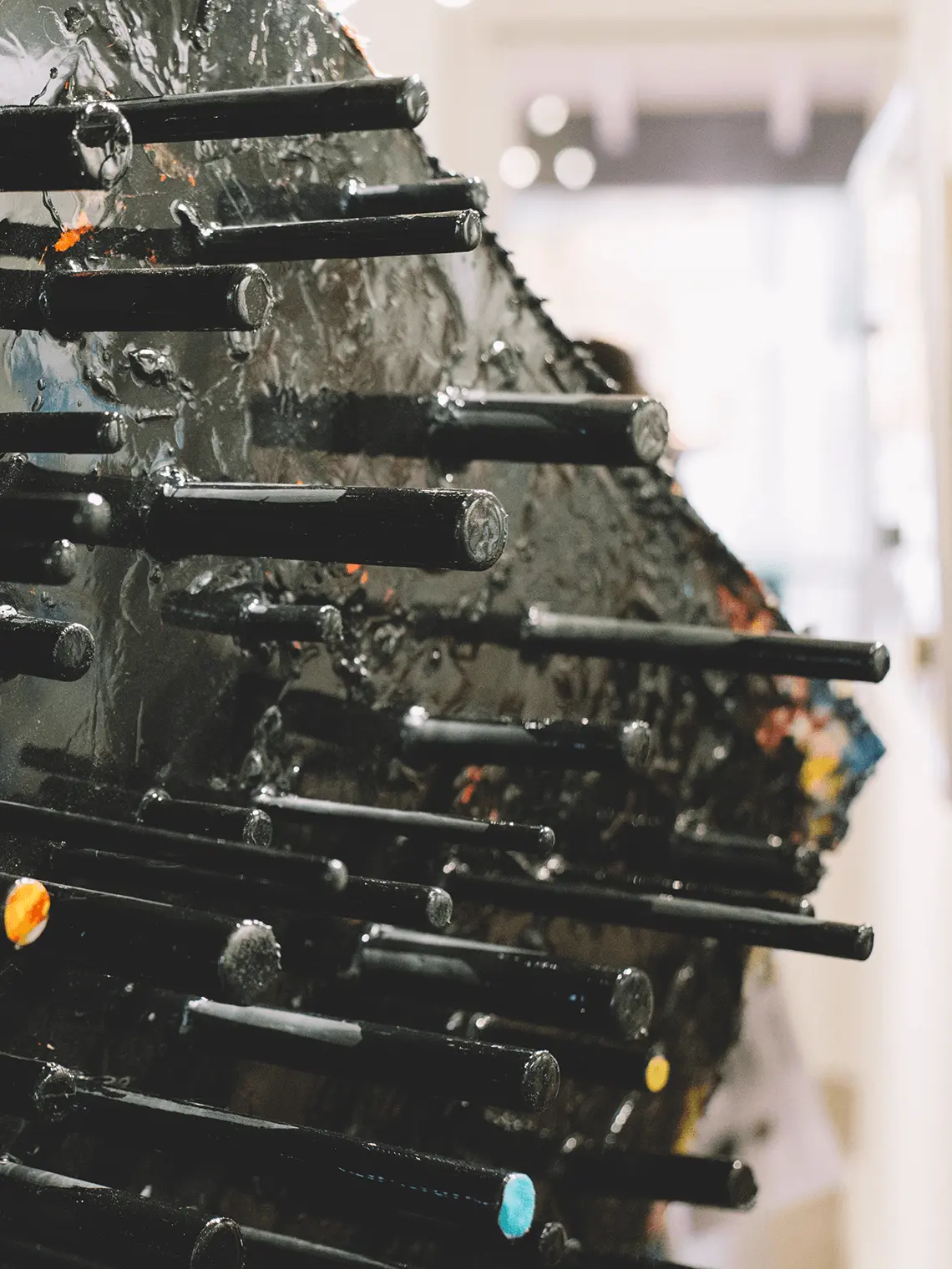 TAIJITU #2 by Rupert Piggott - Acrylic, Resin & mixed media on wood